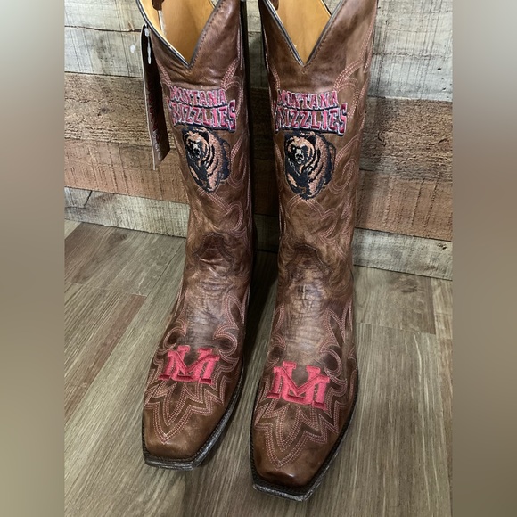 Men’s Montana Grizzly Gameday Cowboy Boots, NWT